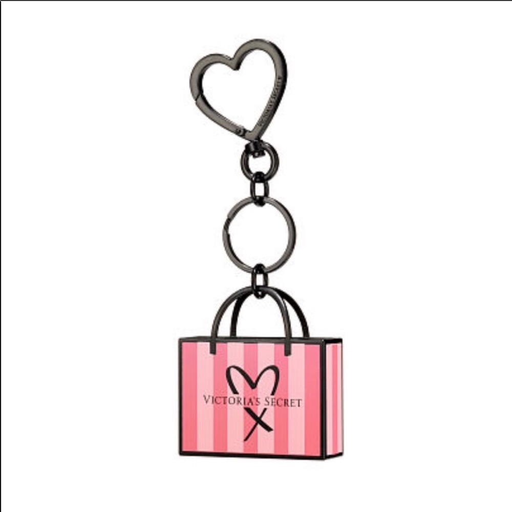 Victoria’s Secret metal keychain.